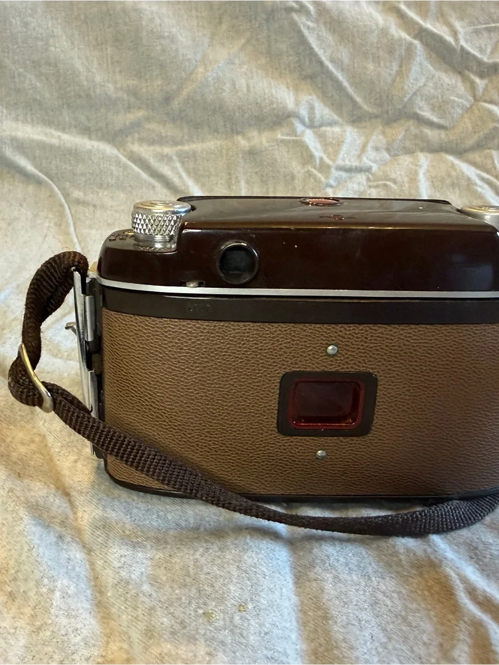 Kodak Bantam RF Camera in Brown and Silver Trim